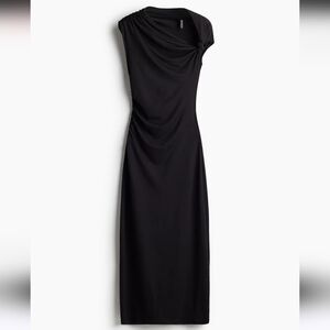 NWT Twist-Detail One-Shoulder Dresd Black Size XXL